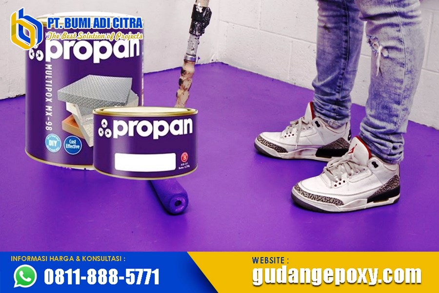 harga cat epoxy lantai propan