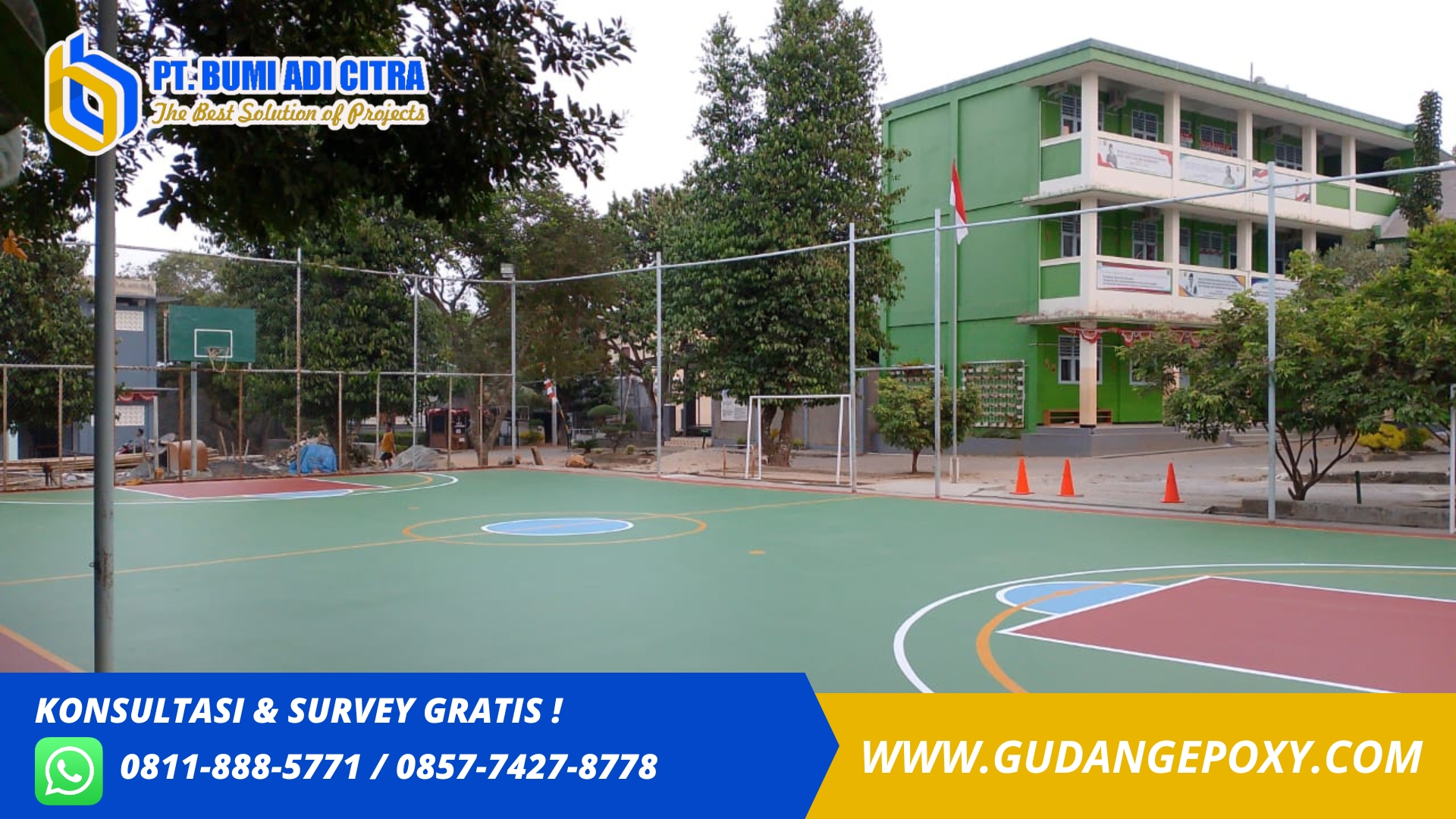 jasa cat lapangan balikpapan
