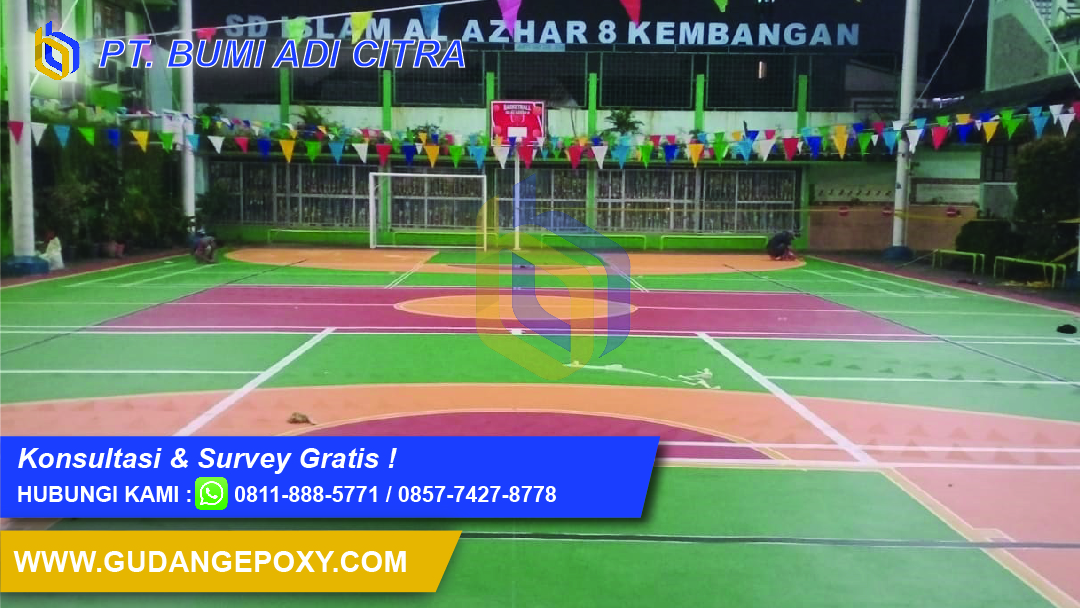 Jasa Cat Lapangan Pekalongan Gratis Survey !