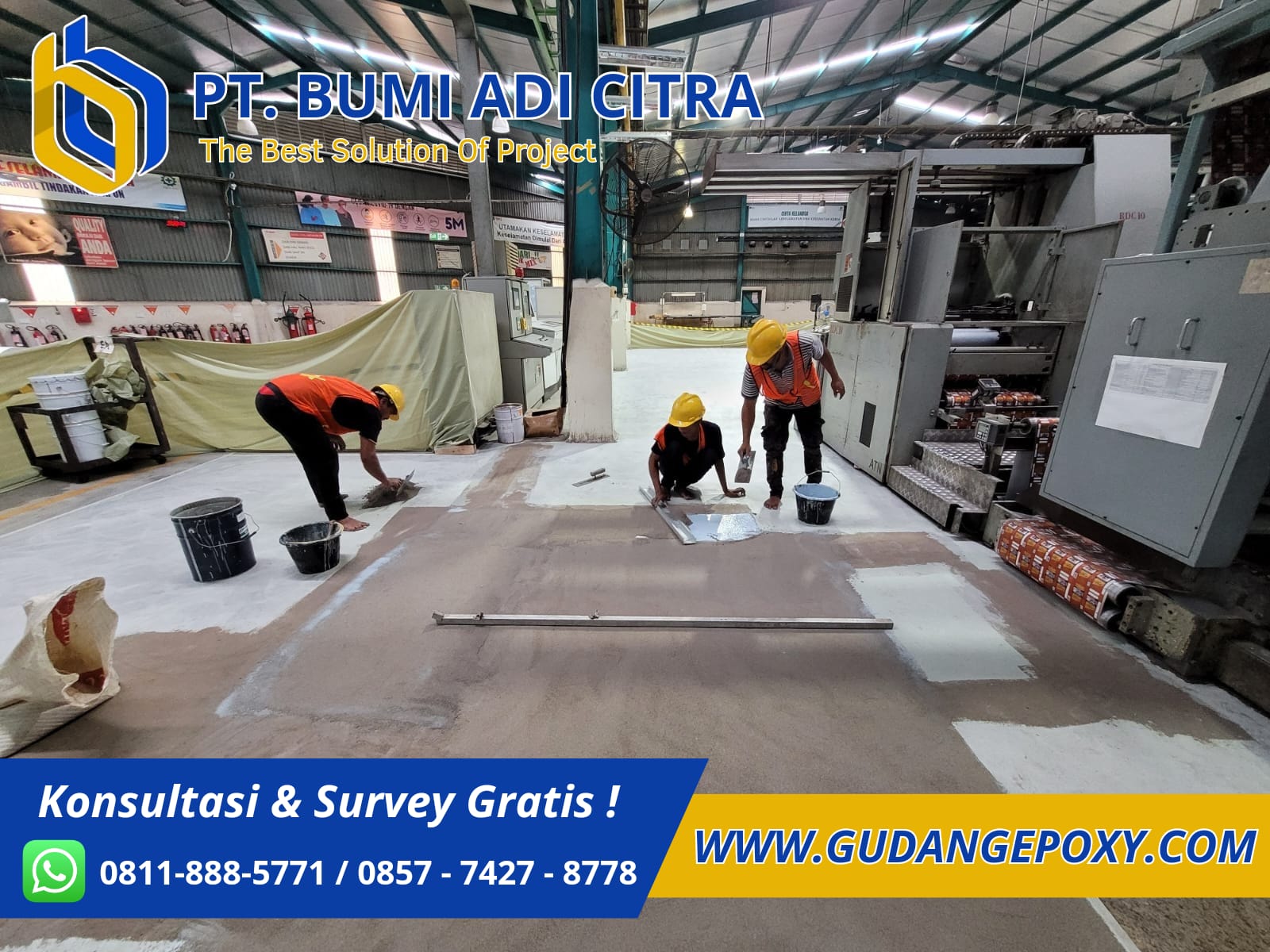 jasa epoxy lantai Pontianak